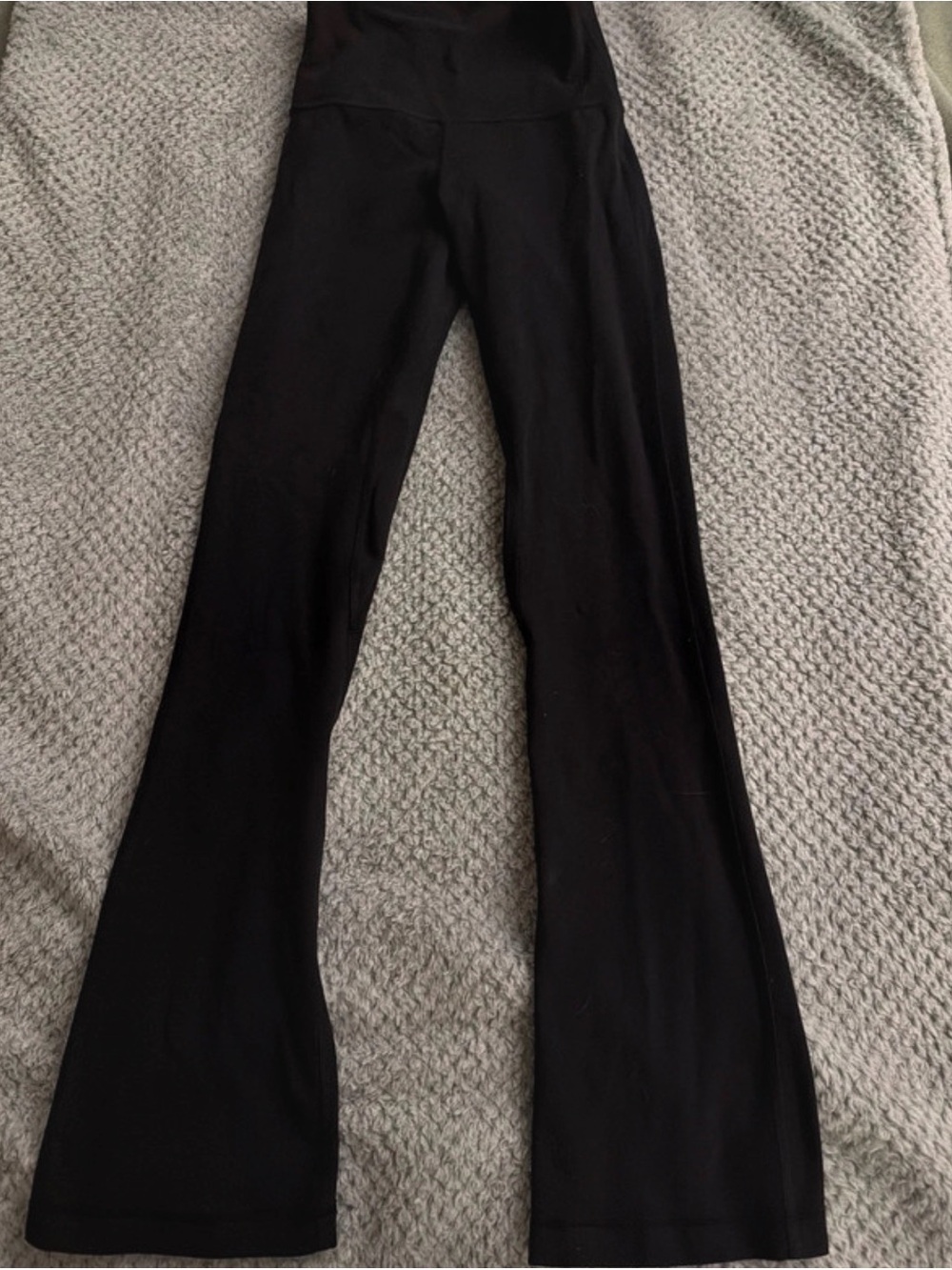 lululemon athletica Black Boot-Cut Flare Yoga Pants